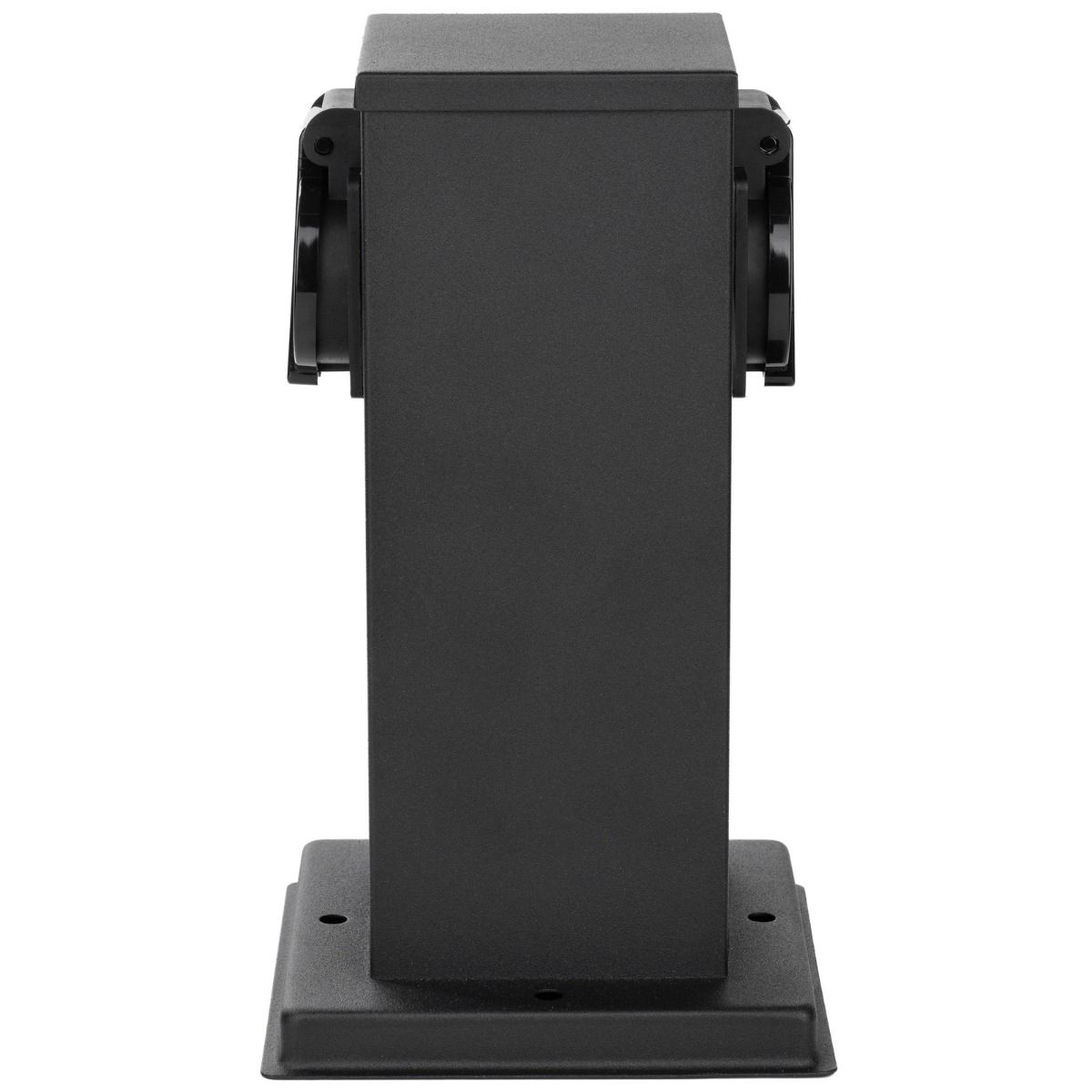 Außenpfahl mit Steckdose – Stehend – 230V – 22 cm – 2x geerdete Außensteckdose