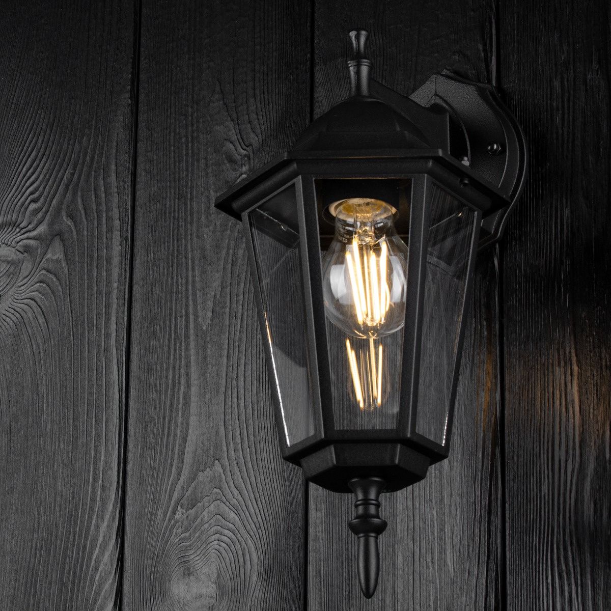 Außenwandleuchte Lantern - Fassadenbeleuchtung mit E27 Fassung