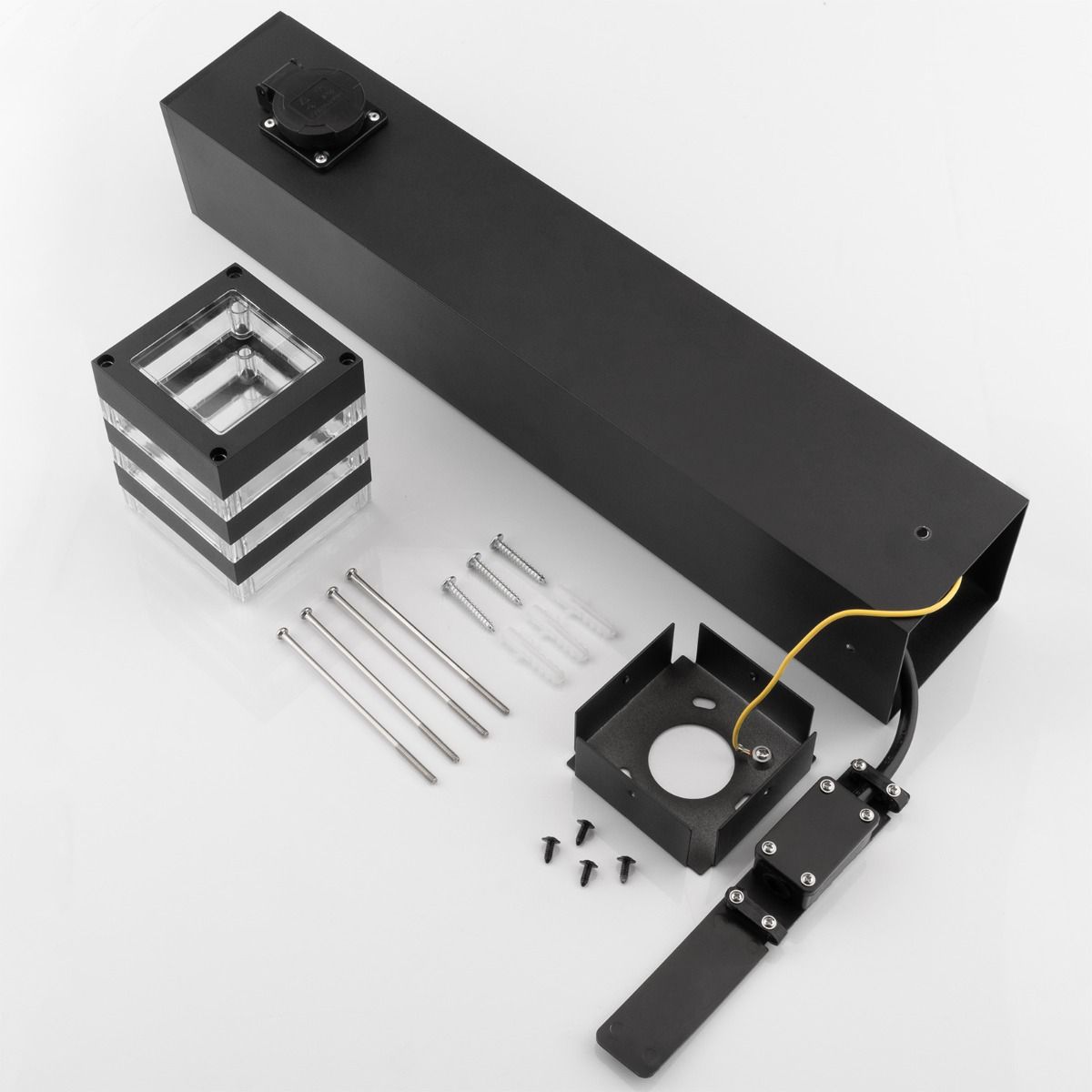 Gartenleuchte – Stehende Außenleuchte auf Pfahl – 60 cm – E27-Fassung – LED-kompatibel