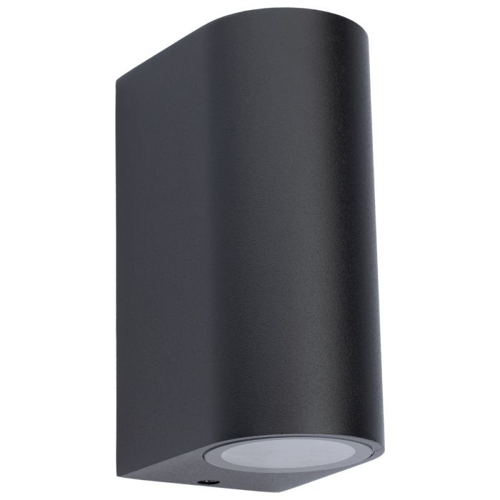 Außenwandlampe UP & DOWN – Garten-Außenwandleuchte GU10 Schwarz