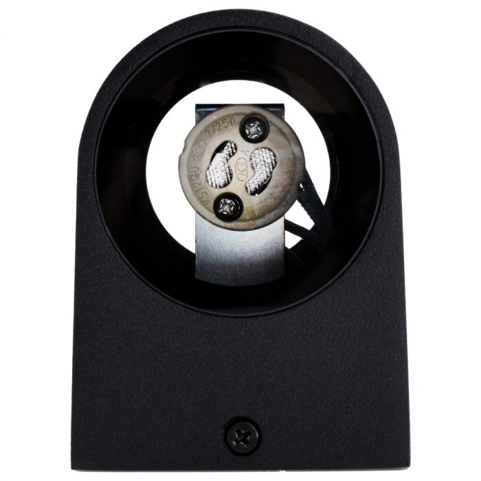 Außenwandlampe UP & DOWN – Garten-Außenwandleuchte GU10 Schwarz