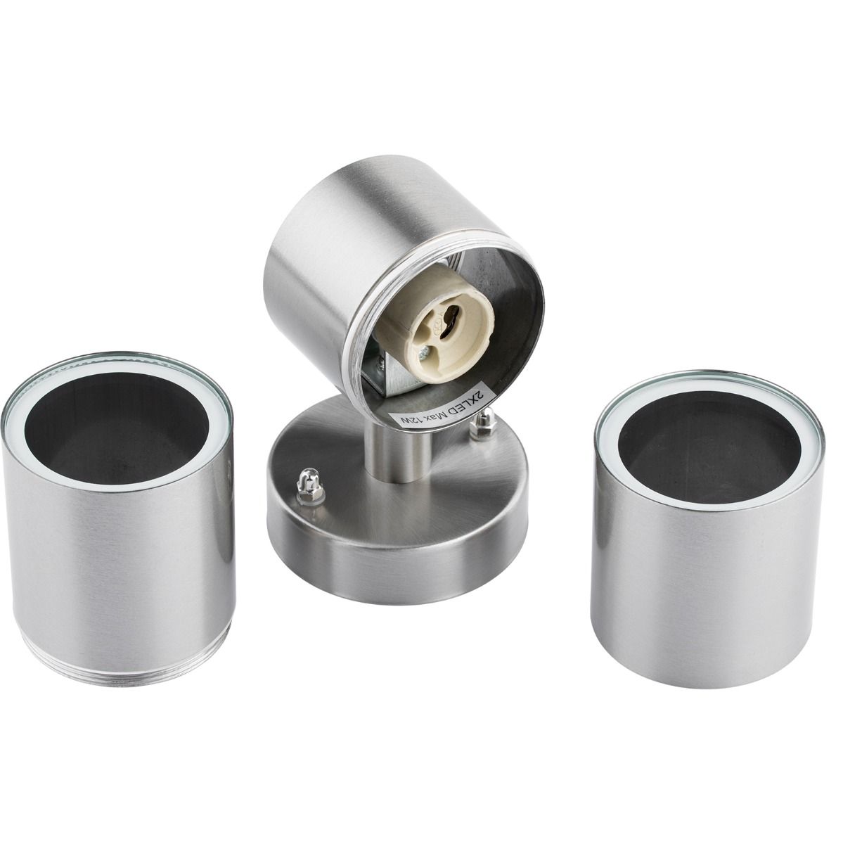 Außenwandlampe Up & Down – Außenwandleuchte mit GU10-Fassung, LED-kompatibel, IP44