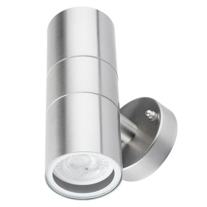 Außenwandleuchte Up & Down – Fassadenlampe mit GU10-Fassung, LED-kompatibel, IP44