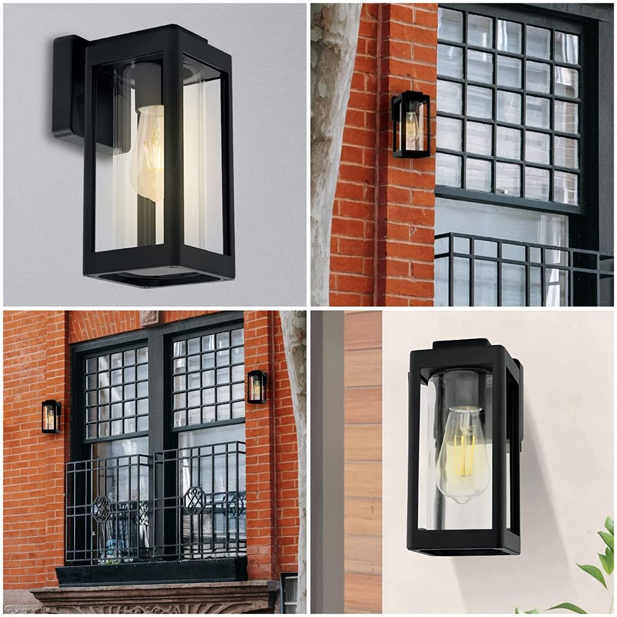 Außenwandlampe mit E27-Fassung – Geeignet für Garten oder Fassade