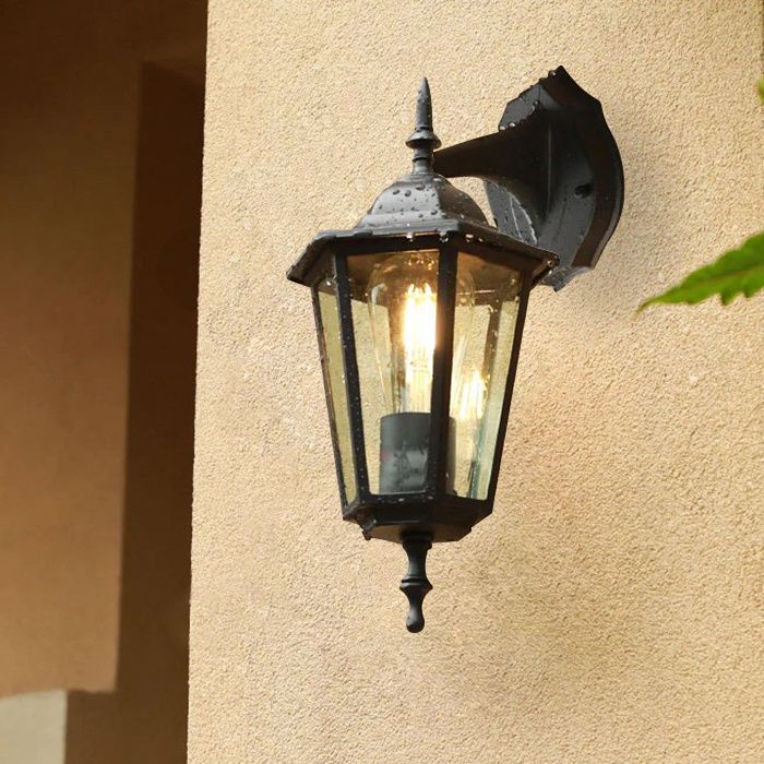 Buitenwandlamp Lantaarn – Gevelverlichting met E27 Fitting