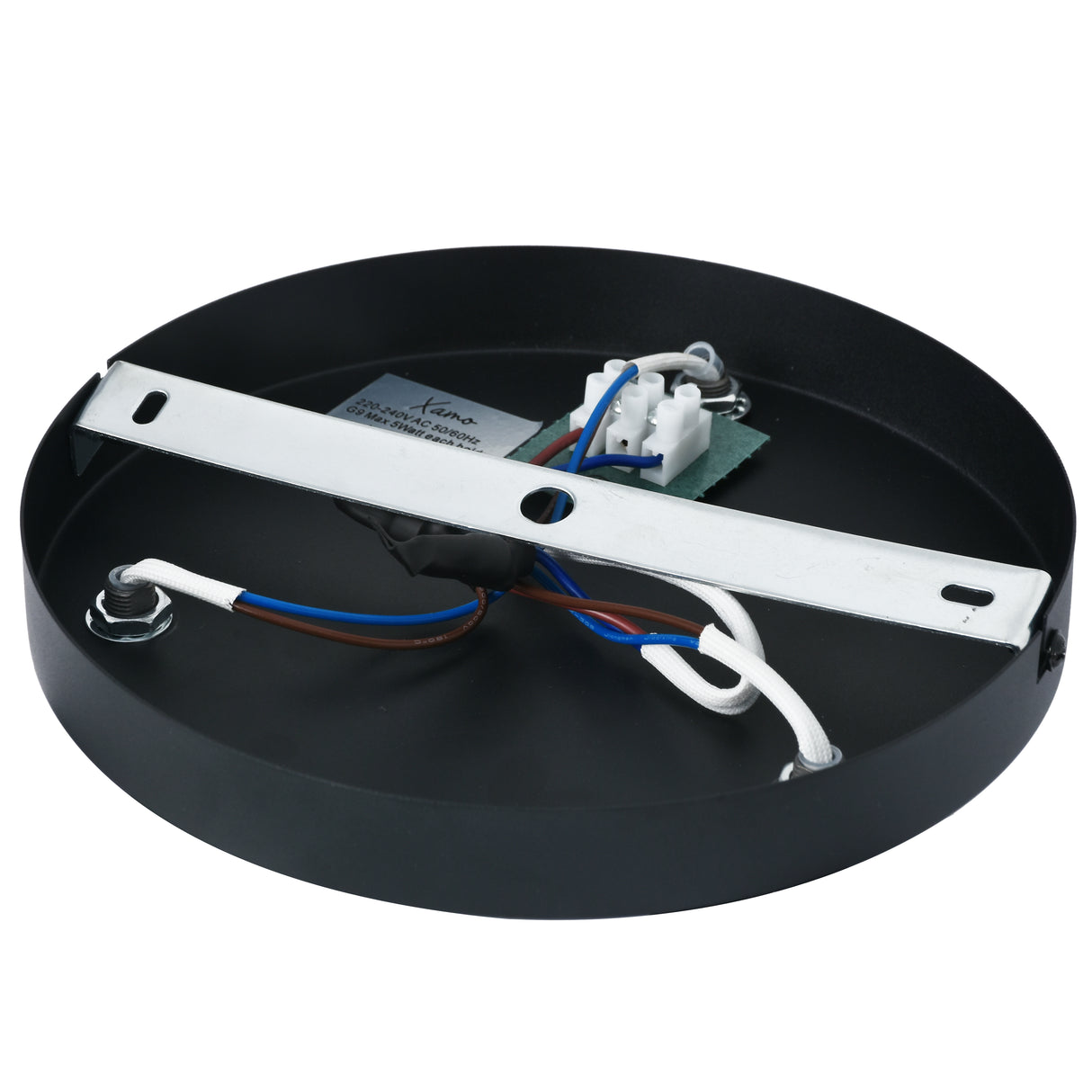 Deckenleuchte Schwarz - 3 Rauchglaskugeln - Yaro