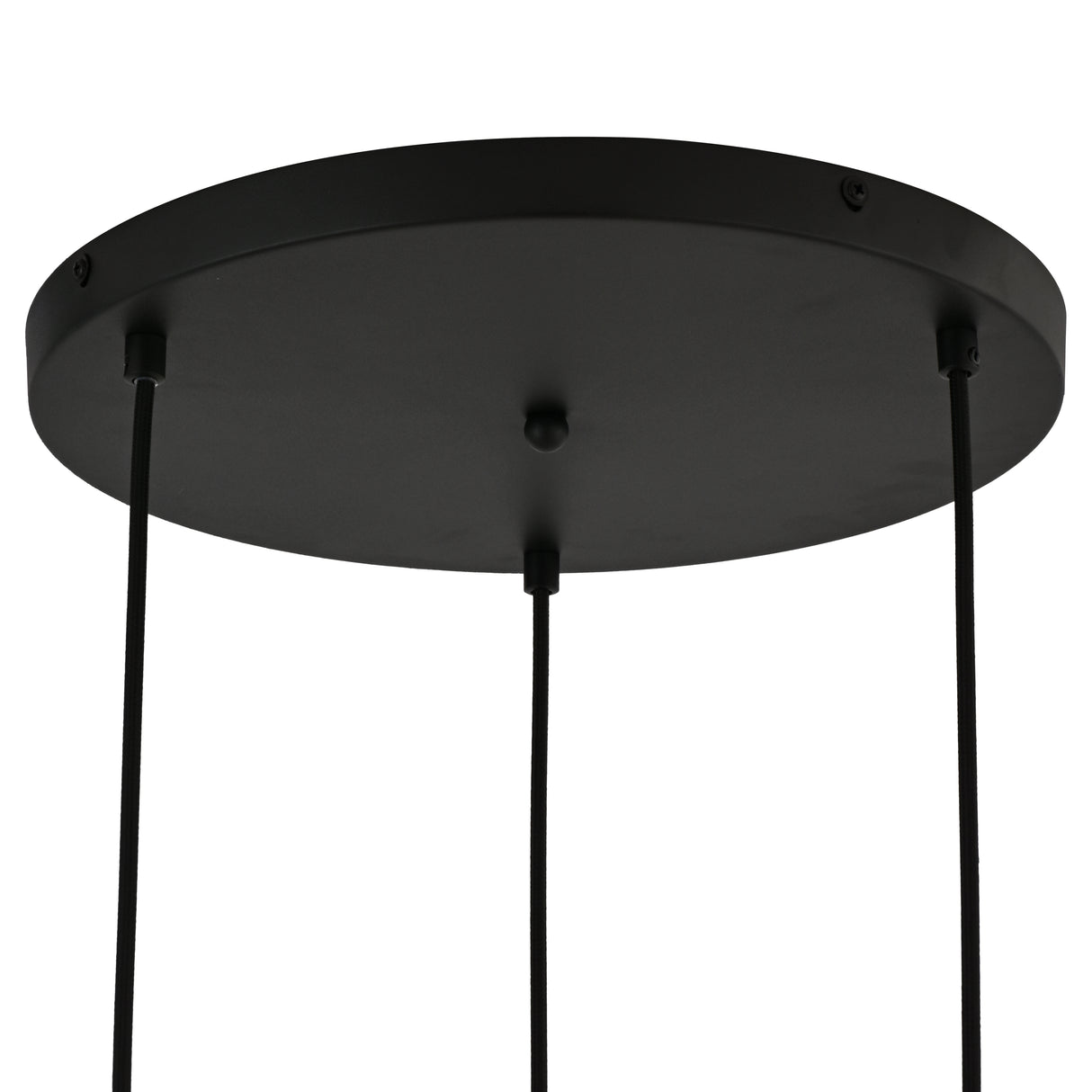 Hängelampe 3-flammig Amber Industrial Schwarz