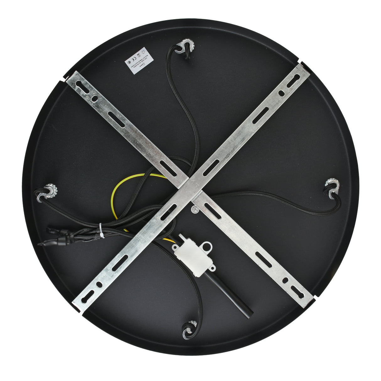 Hängeleuchte 5-flammig Bernstein Rund