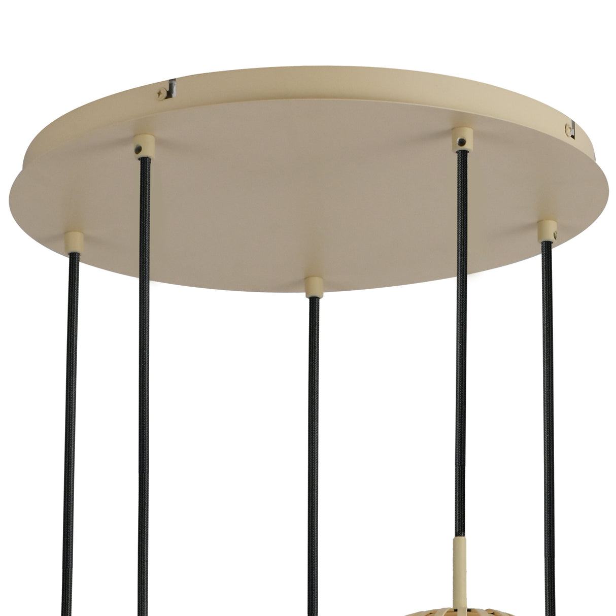 Hängeleuchte - Beige - 5-flammig - Wohnzimmer - Esszimmer - Nova