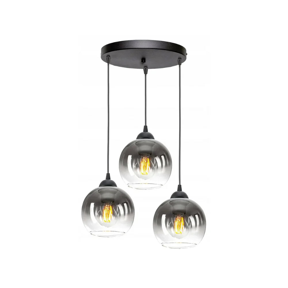 Hanglamp industrieel 3-lichts voor eettafel of woonkamer