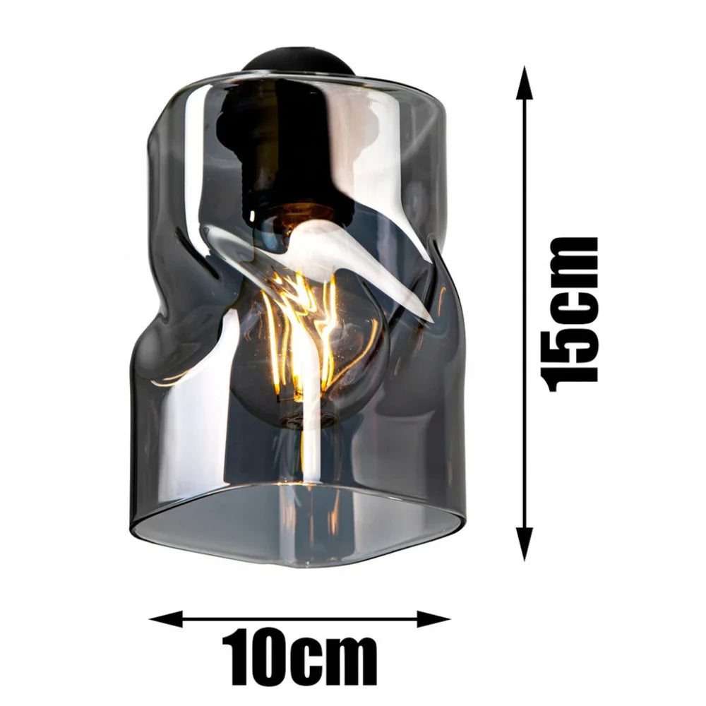 plafondlamp industrieel zwart 3-lichts voor woonkamer