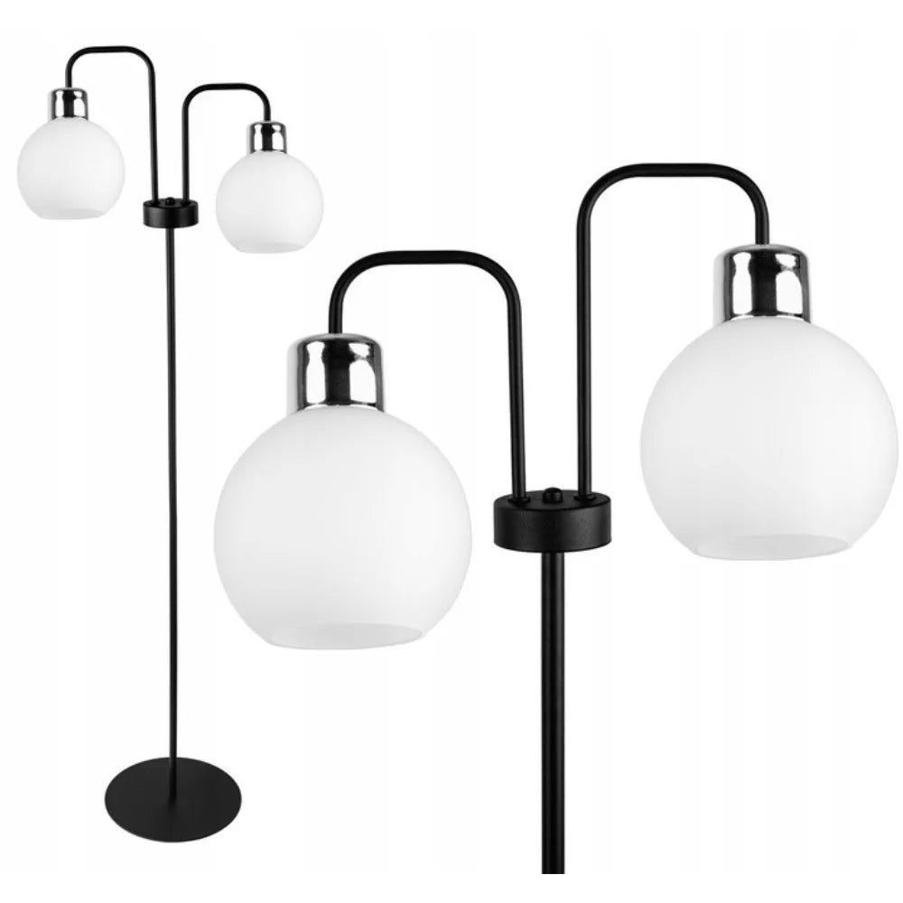 Vloerlamp wit Scandinavisch design voor woonkamer of hal