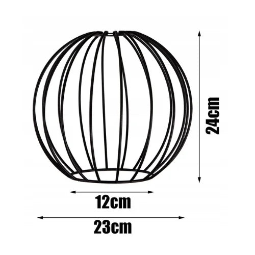 Zwarte tafellamp industrieel bol op nachtkastje