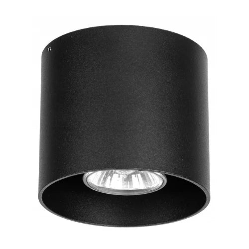 wandlamp zwart rond industrieel downlight voor hal of muur