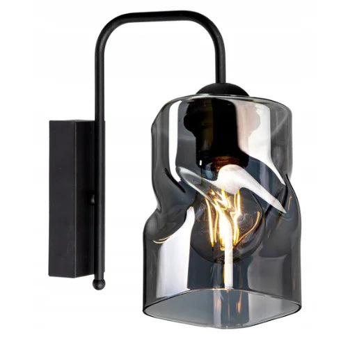 wandlamp industrieel twistlux booglamp zwart woonkamer
