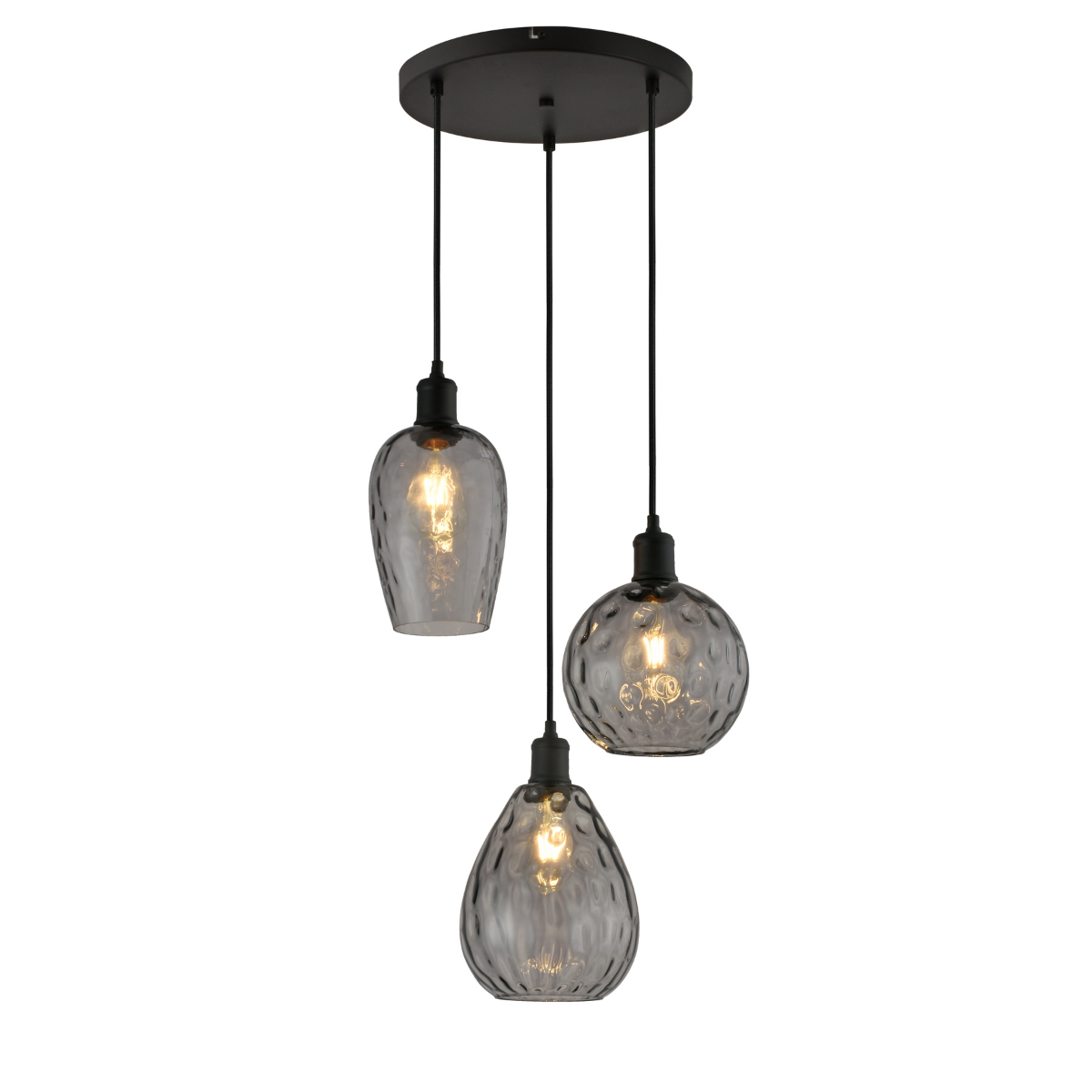 smoke glas hanglamp Almira