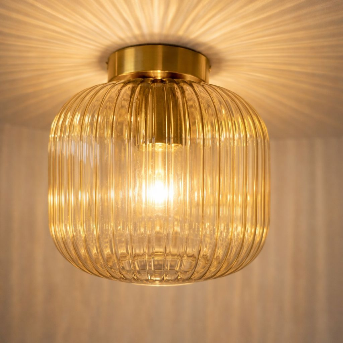 Runde Deckenleuchte – Rauch