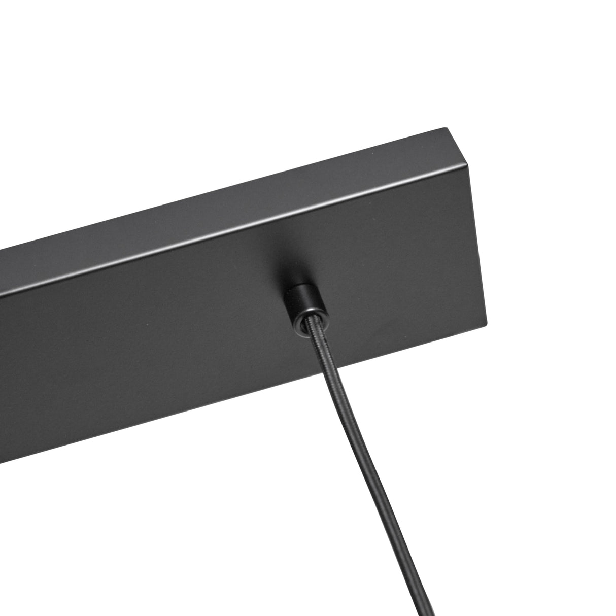 Hanglamp Zwart met Smoke Glas – 4-Lichts Langwerpig | Xavi