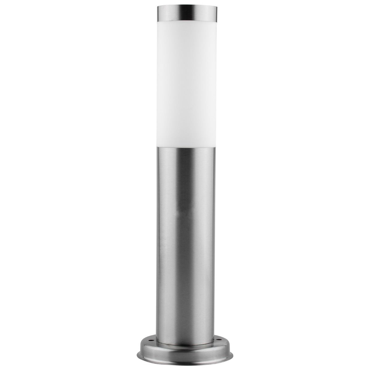 Stehende Außenleuchte – E27-Fassung – Edelstahl – 45 cm