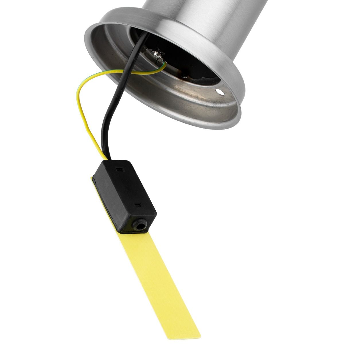 Gartenleuchte – Außenlampe aus Edelstahl – E27-Fassung – 65 cm hoch – Stehendes Modell