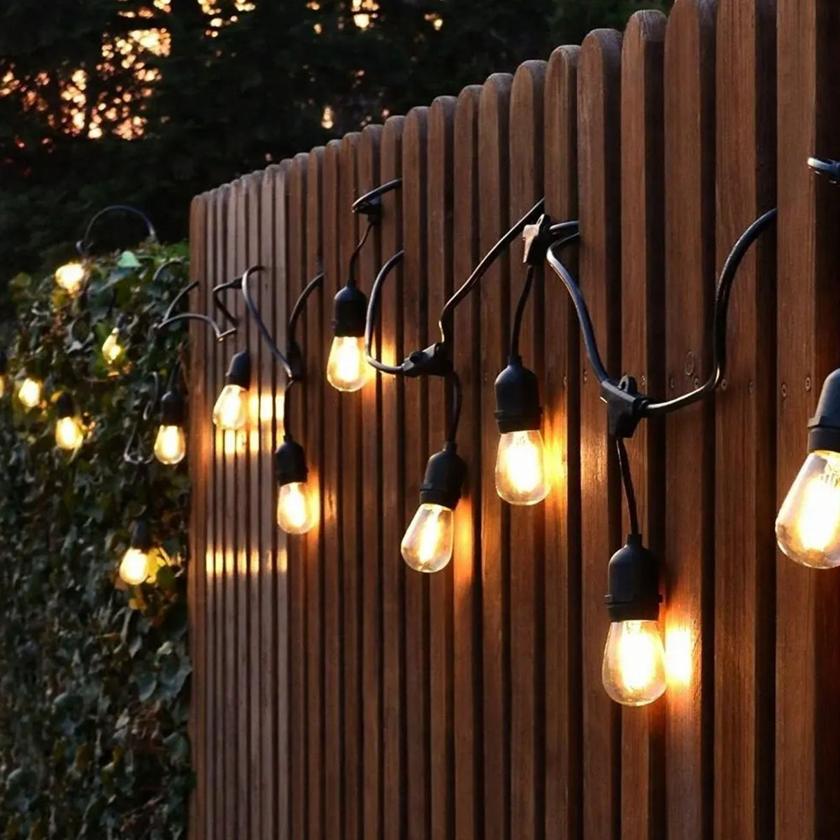 Solar-Gartenlichterkette – 30x LED – 20m – Warmweiß 2700K – IP65 – Mit Fernbedienung