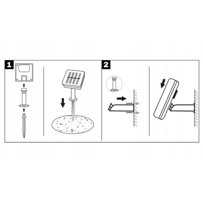 Solar-Gartengirlande – 50x LED-Birnen – 16,7m – Warmweiß 3000K