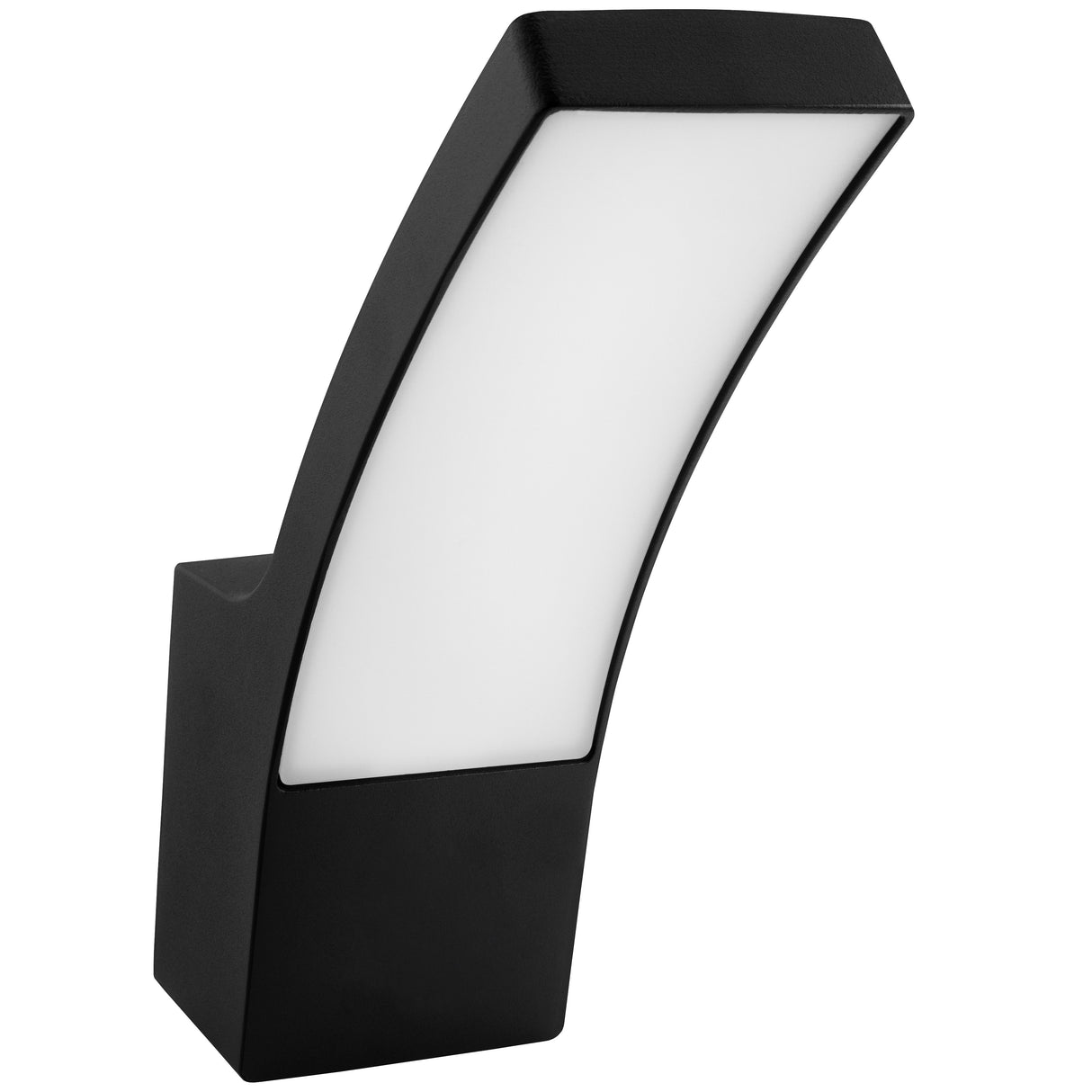 LED-Außenwandleuchte 10W – Schwarz, 4000K, IP44