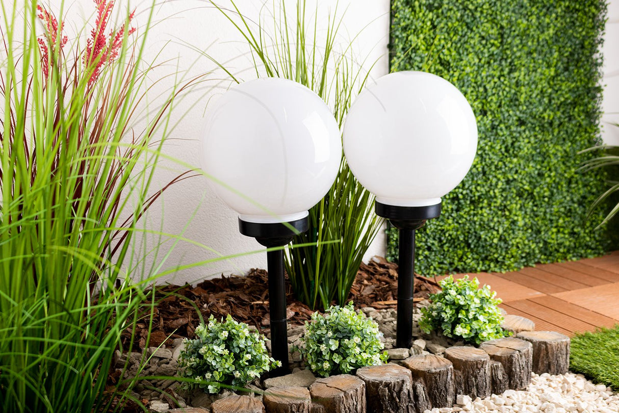 Solar-LED-Gartenleuchte – 30 cm – 6500K – Stecklampe – Weiß