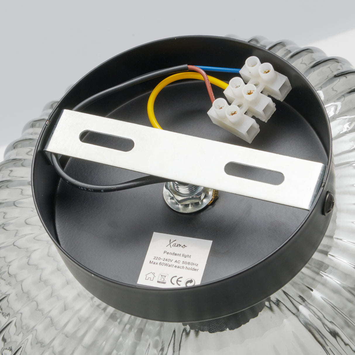 Runde Deckenleuchte – Rauch