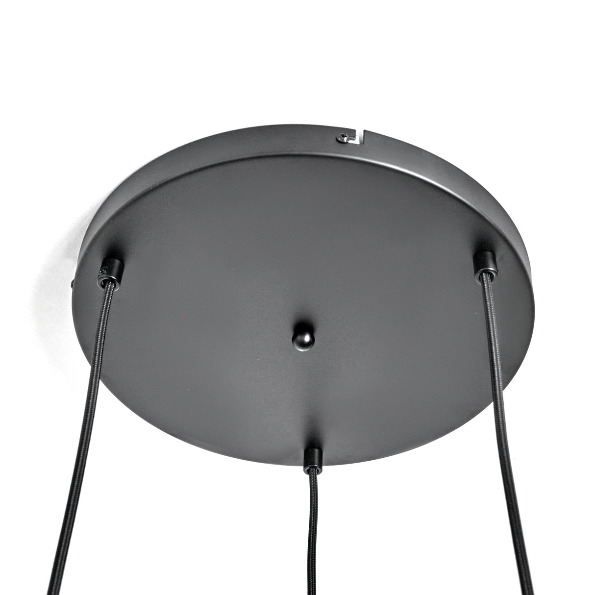 Pendelleuchte im Industrial-Stil – 3-flammig, Rauchglas-Kugeln, Schwarz/Grau