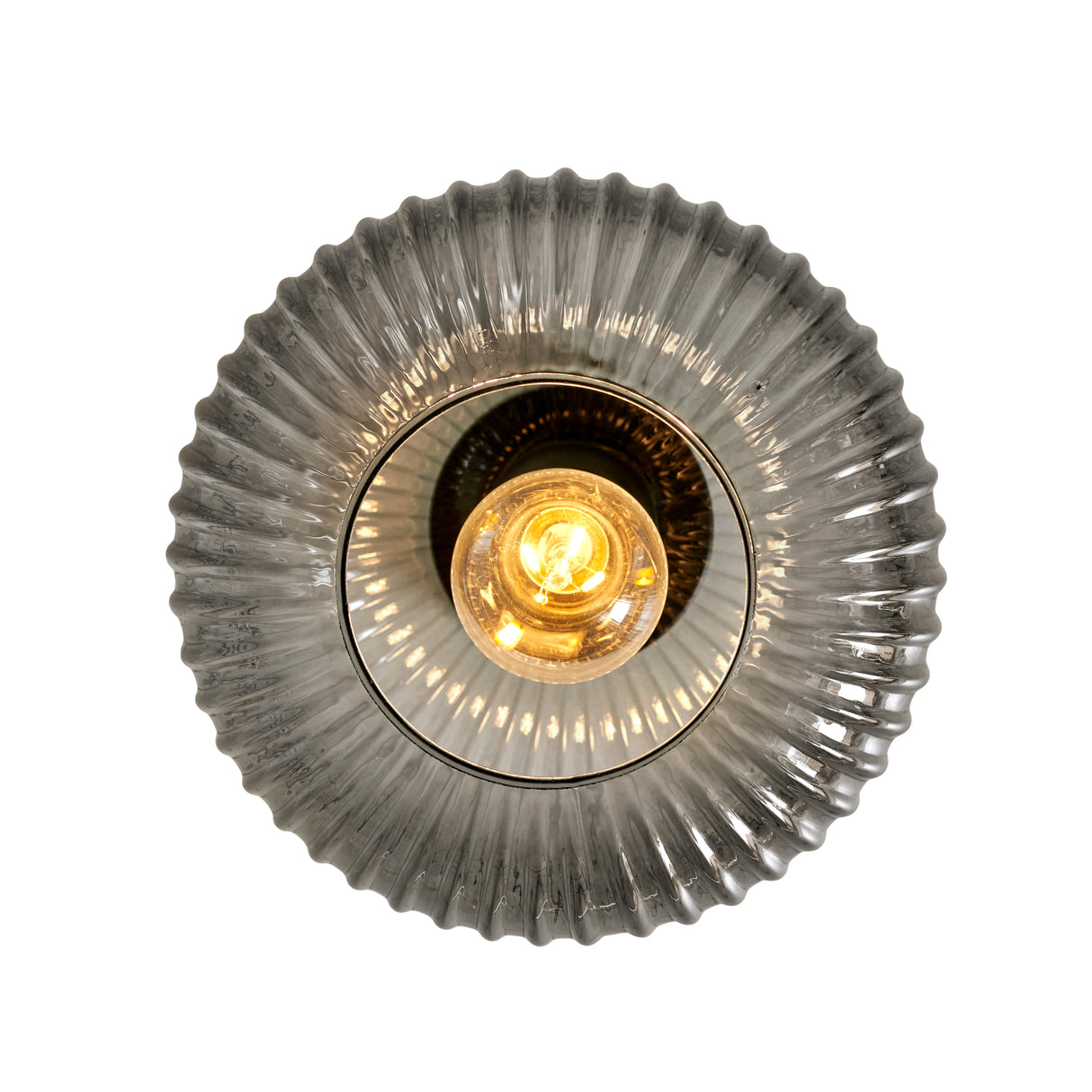 Runde Deckenleuchte – Rauch