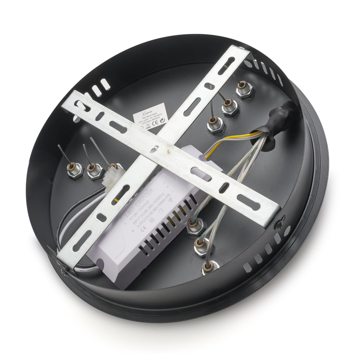 Design Pendelleuchte Schwarz – Dimmbar LED – Drei Ringe – Höhenverstellbar – Esszimmer – Wohnzimmer