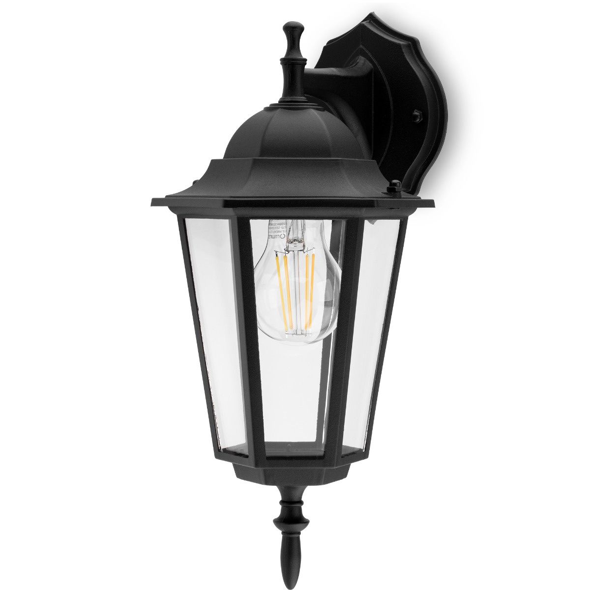 Außenwandlampe Laterne – Außenbeleuchtung mit E27-Fassung