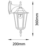 Außenwandlampe Laterne – Außenbeleuchtung mit E27-Fassung