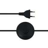 Stehleuchte Fleur – Schwarz mit Amberglas – 3-flammig