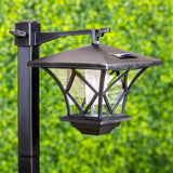 Solar-Gartenleuchte – LED-Außenlaterne – 150 cm