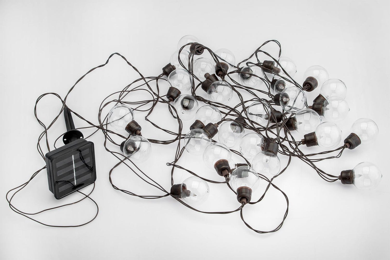 Gartenlichterkette – 30 LED-Kugeln – 10,6 m – Warmweiß 3000K – Wetterfest & Dekorativ