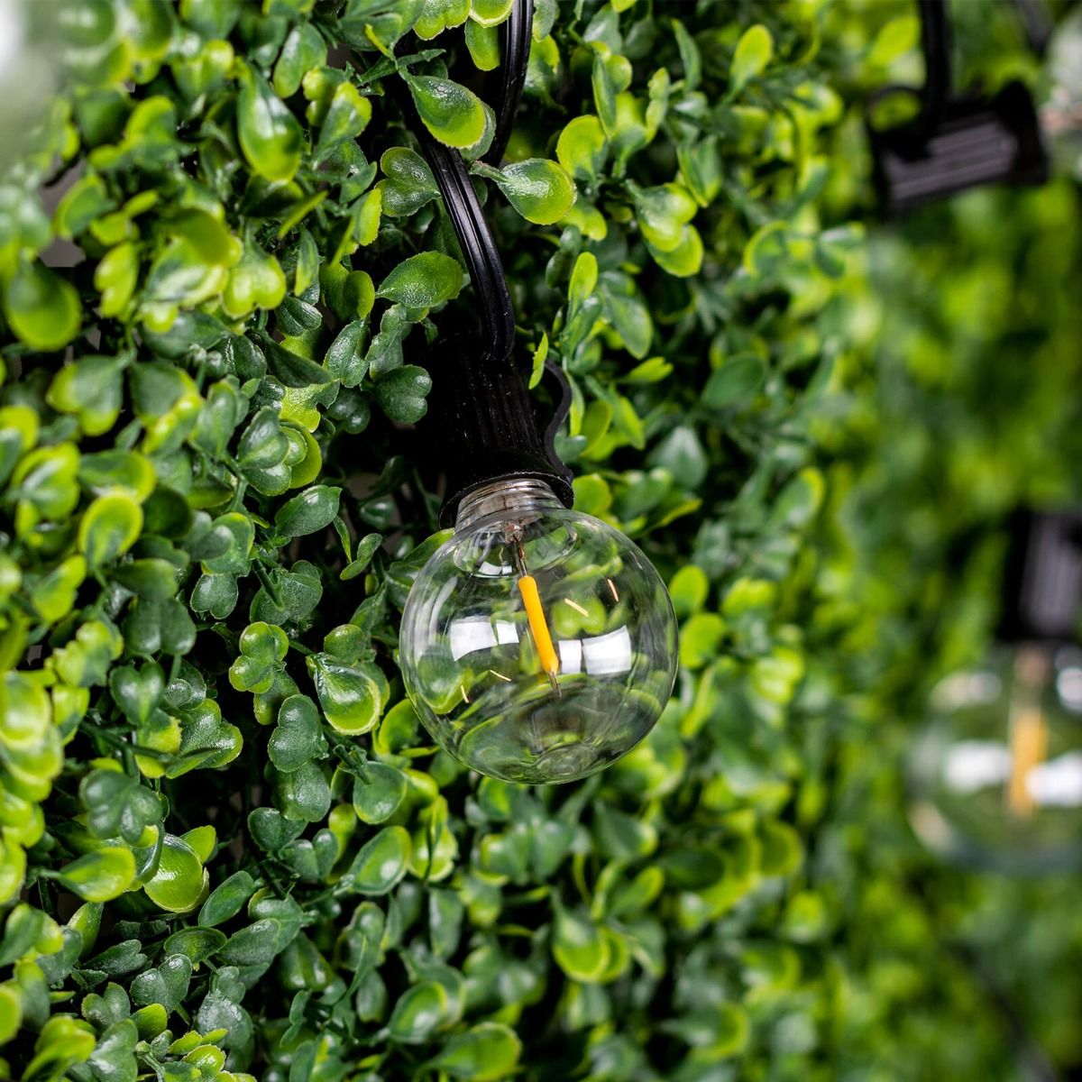 Outdoor Lichterkette 15,2m – 30x LED Kugeln 3000K mit Fernbedienung