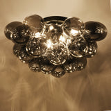 Deckenleuchte Grape – Moderne Rauchglaslampe