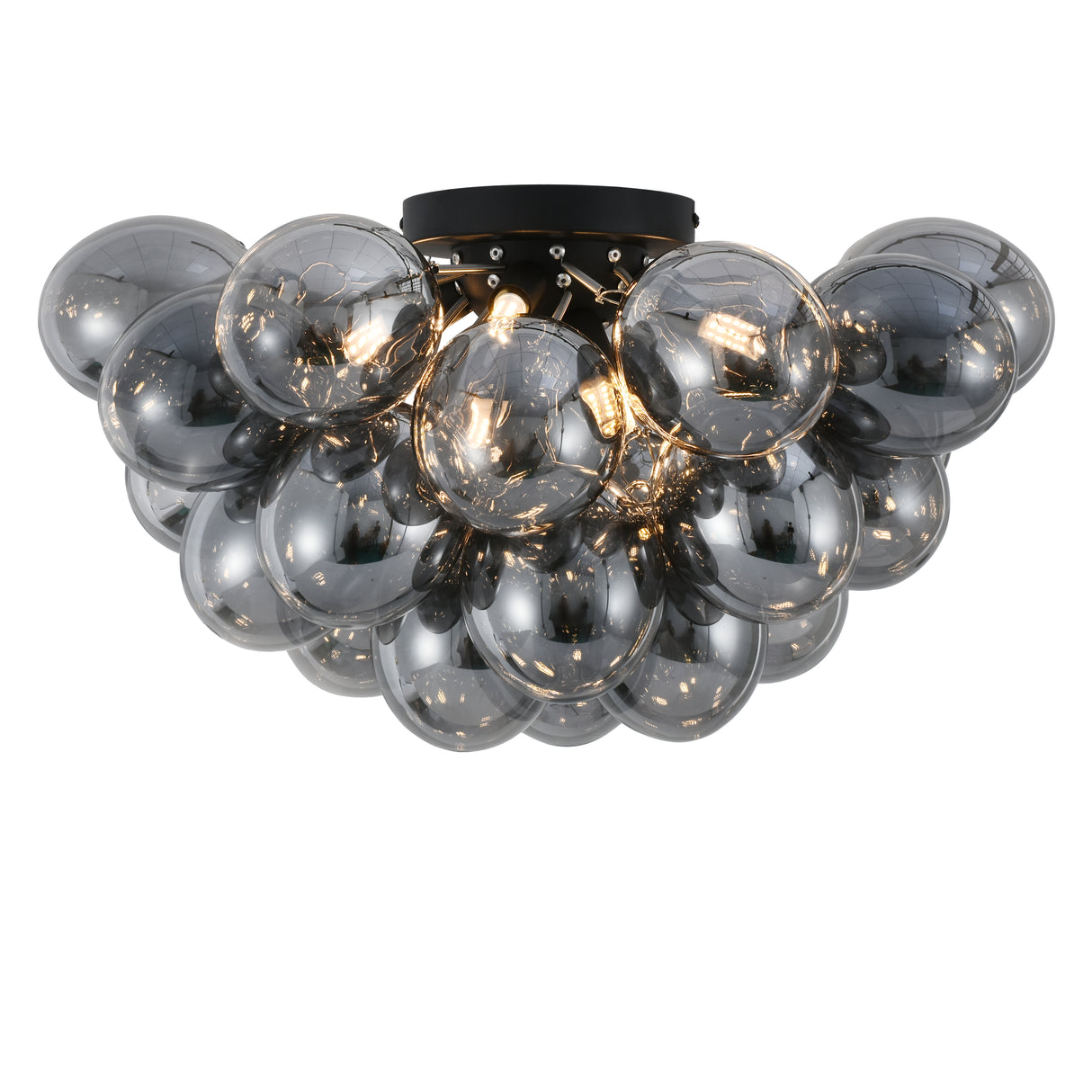 Deckenleuchte Grape – Moderne Amberglaslampe