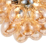 Hängelampe Grape – Moderne Amberglas-Lampe