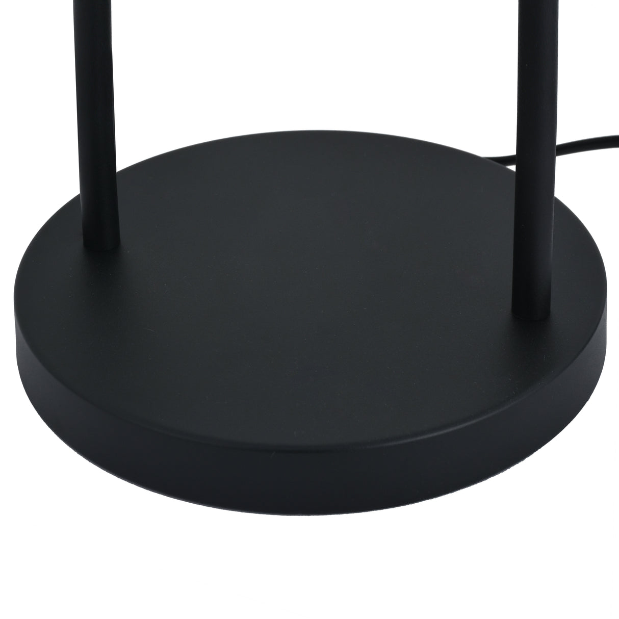 Tischleuchte Tess – Schwarz mit Rauchglas