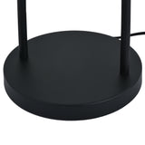 Tischleuchte Tess – Schwarz mit Rauchglas