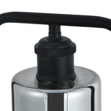 Tischleuchte Tess – Schwarz mit Rauchglas