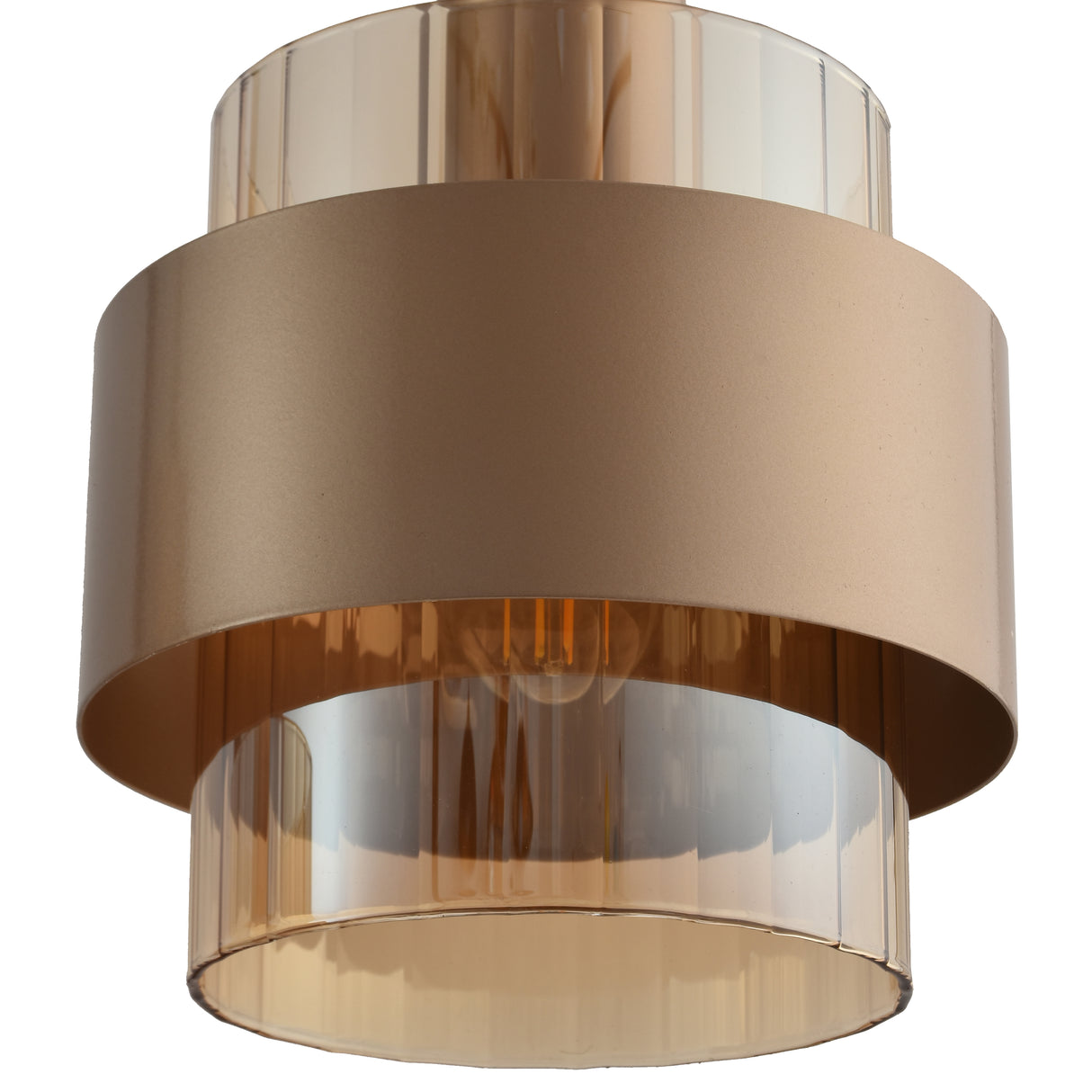 Hängelampe - Bronze - 3-flammig - Orvani