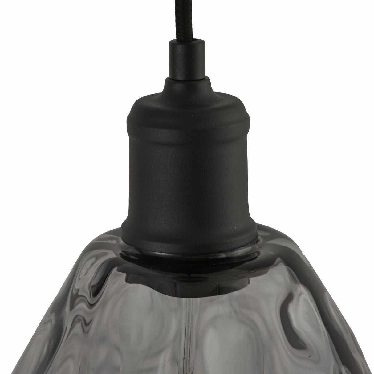 smoke glas hanglamp detail