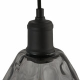 smoke glas hanglamp detail
