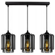 Zwart industriële hanglamp voor eettafel en woonkamer