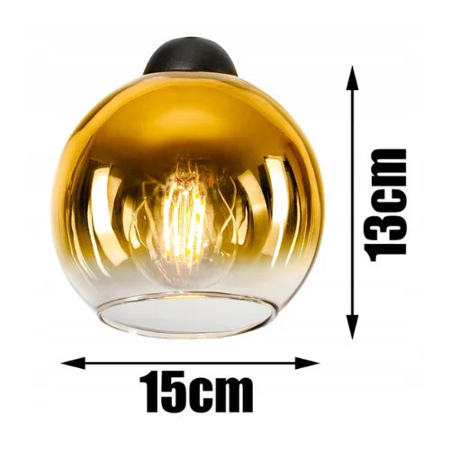 vloerlamp industrieel 2-lamps goud voor woonkamer of hal 