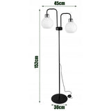 Vloerlamp wit Scandinavisch design voor woonkamer of hal